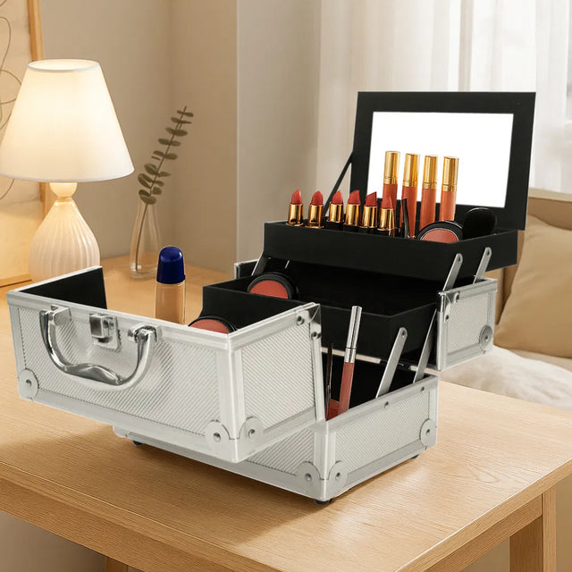 Train case on vanity