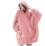Oversized Plush Wearable Blanket Hoodie
