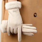 Plush Lined Touchscreen Winter Gloves