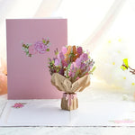 Pop-up flower bouquet card - view 5