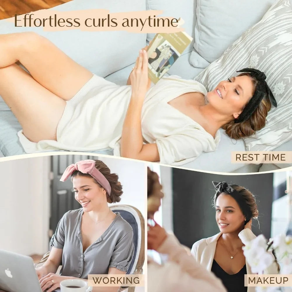 Overnight satin heatless curl set - view 4