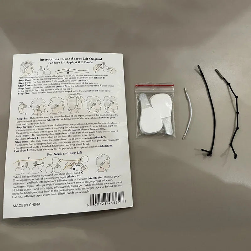 Tape set with instructions
