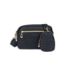 Quilted crossbody bag with mini pouch - view 5