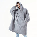 Oversized Plush Wearable Blanket Hoodie