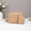 Quilted crossbody bag with mini pouch - view 8